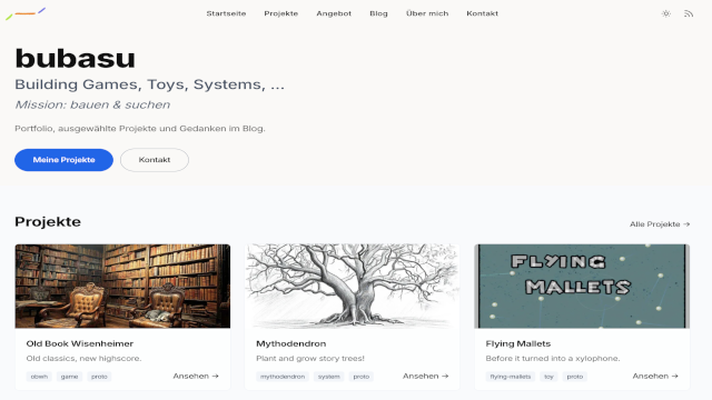 Webseite bubasu.com